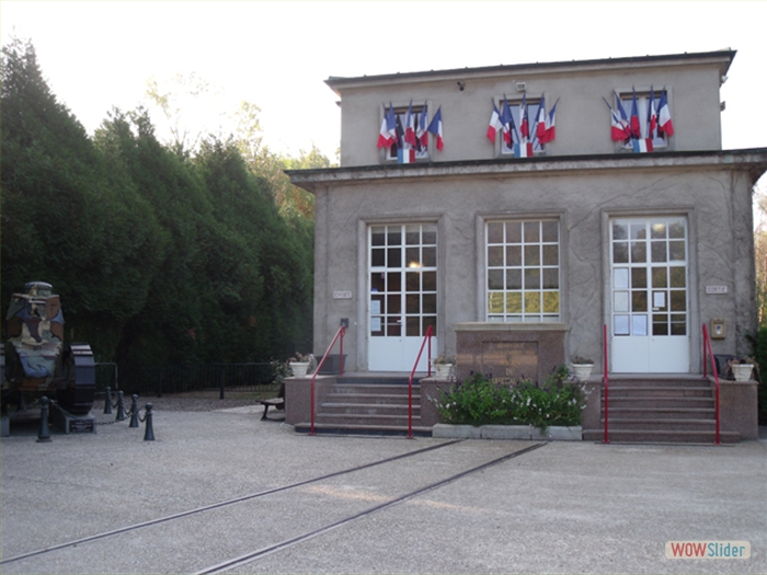 ... Visite du wagon et muse de l'Armistice